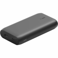 Belkin 30W USB-C 2-Port Power Bank - 20k mAh - 1xUSB-C (30W), 1xUSB-A (12W) - Portable Charger - Black - For Smartphone, Tablet PC, Smartwatch - 20000 mAh - 2.0 x USB