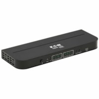 Tripp Lite by Eaton B118-2X4-4K-A 2x4 HDMI Matrix Switch/Splitter - 4096 x 2160 - 4K - 4 x 2 - Display, Blu-ray Disc Player, Gaming Console, Notebook, Media Center, TV, Projector, Digital Signage, Set-top Box - 2 x HDMI Out