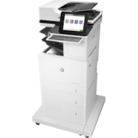 HP LaserJet Enterprise M635z Laser Multifunction Printer - Monochrome - Copier/Fax/Printer/Scanner - 65 ppm Mono Print - 1200 x 1200 dpi Print - Automatic Duplex Print - Up to 300000 Pages Monthly - 3200 sheets Input - Color Flatbed Scanner - 600 dpi Optical Scan - Monochrome Fax - Gigabit Ethernet 