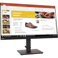 Lenovo ThinkVision P32P-20 32" Class 4K UHD LCD Monitor - 16:9 - Raven Black - 31.5" Viewable - In-plane Switching (IPS) Technology - WLED Backlight - 3840 x 2160 - 1.07 Billion Colors - 350 cd/m² Typical - 4 ms - 60 Hz Refresh Rate - HDMI - DisplayPort - USB Hub, KVM Switch