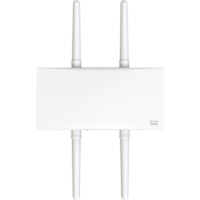 Point d'accès sans fil MR76 Bi bande IEEE 802.11 a/b/g/n/ac/ax 1,70 Gbit/s - Extérieur Meraki - 2,40 GHz, 5 GHz - 4 x Antenne(s) externe - Externe - Technologie MIMO - 1 x Réseau (RJ-45) - Gigabit Ethernet - PoE Ports - 15 W - IP67