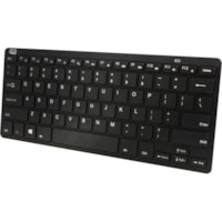 Clavier SlimTouch - Sans fil Connectivité - USB Interface - Anglais (USA) - QWERTY Disposition - Noir Adesso - Sans fil Connectivité - Bluetooth - 30 pi (9144 mm) - USB Interface - 78 Touche(s) - Anglais (USA) - QWERTY Disposition - iPad - Windows - Ciseaux Pavé Numérique