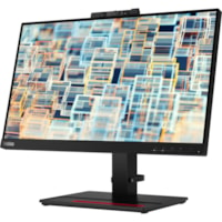 Lenovo ThinkVision T22v-20 22" (558.80 mm) Class Webcam Full HD LED Monitor - 16:9 - Raven Black - 21.5" (546.10 mm) Viewable - In-plane Switching (IPS) Technology - WLED Backlight - 1920 x 1080 - 16.7 Million Colors - 250 cd/m² - 4 ms - Extreme Mode Refresh Rate - Speakers - HDMI - VGA - Displ