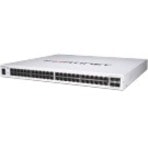 Commutateur Ethernet FS-448E-FPOE 48 Ports - Gigabit Ethernet, 10 Gigabit Ethernet - 1000Base-T, 10GBase-X Fortinet - 48 Ports - Gigabit Ethernet, 10 Gigabit Ethernet - 1000Base-T, 10GBase-X - 3 Couche supportée - Modulaire - 923,60 W Consommation d'énergie - Paire torsadée, Fib