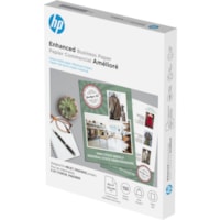 HP Enhanced Multipurpose Paper - Letter - 8 1/2" x 11" - 40 lb (18143.6948 g) Basis Weight - Matte - Recyclable, Double-sided - 150 / Box