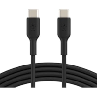 Câble de transfert de données BoostCharge 3,3 pi (1,01 m) USB-C - 1 emballage Belkin - 3,3 pi (1,01 m) USB-C Câble de transfert de données pour Smartphone, Tablette, Ordinateur Portable, AirPods Pro, iPad Air, iPad mini, iPad Pro, iPhone, MacBook Air, MacBook Pro, iPad, ...