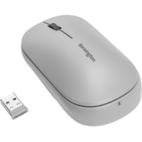 Kensington SureTrack Dual Wireless Mouse - Optical - Wireless - Bluetooth/Radio Frequency - 2.40 GHz - Gray - USB 2.0 - 4000 dpi - Scroll Wheel - 3 Button(s) - Symmetrical - 1 