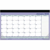 Brownline Magnetic Calendar - Monthly - 12 Month - January 2025 - December 2025 - 1 Month Single Page Layout - Twin Wire - Desk Pad - Multi - Chipboard, Paper - 10.9" (276.86 mm) Height x 17.8" (450.85 mm) Width - Reinforced, Sturdy, Ruled Daily Block, Reference Calendar, Notes Area, Reminder Sectio