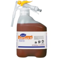 Diversey Stride Citrus Neutral Cleaner - Concentrate - 169.1 fl oz (5.3 quart) - Citrus Scent - Non Alkaline, Low Foaming, pH Neutral, Film-free, Phosphorous-free - Orange - 1 Each