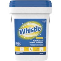 Diversey Whistle Powder Detergent - Ready-To-Use - 19 lb (8618.26 g) - Citrus Scent - Water Resistant, Kosher - White - 1 Each