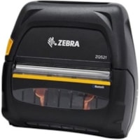 Zebra DT Printer ZQ521, media width 4.45''/113mm; English/Latin fonts, 802.11ac/Bluetooth 4.1, stnd battery, US/Canada certs - 39" (990.60 mm) Print Length x 4.10" Print Width - 5 in/s (127 mm/s) Mono - 203 dpi - 4.45" (113.03 mm) Label Width - For Android, iOS, PC