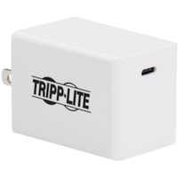 Tripp Lite by Eaton 60W Compact USB-C Wall Charger - GaN Technology, USB-C Power Delivery 3.0 - 60 W - 230 V AC, 120 V AC Input - 5 V DC, 9 V DC, 15 V DC, 20 V DC Output - 3 A