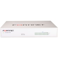 Fortinet Network Security/Firewall Appliance FortiGate 60F FG-60F - 10 Port - 10/100/1000Base-T - Gigabit Ethernet - AES (256 bits), SHA-256 - 200 VPN - 10 x RJ-45 - Bureau, Montable en rack, Fixation au mur