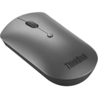 Lenovo ThinkBook Bluetooth Silent Mouse - Optical - Wireless - Bluetooth - Iron Gray - 2400 dpi - Scroll Wheel - 3 Button(s)