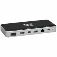 Tripp Lite by Eaton U442-DOCK16-B Docking Station - for Notebook/Tablet PC - 60 W - USB Type C - USB Type-C - Network (RJ-45) - HDMI - VGA - DisplayPort - Mini DisplayPort - Thunderbolt - Docking