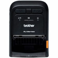 Brother RuggedJet Go RJ-2035B Mobile Direct Thermal Printer - Portable - Receipt Print - USB - Serial - Bluetooth 5.0 - Near Field Communication (NFC) - 2" (50.80 mm) LED Display Screen - 110" (2794 mm) Print Length x 1.89" (48 mm) Print Width - 4 in/s (101.60 mm/s) Mono - 203 dpi - FBPL-EZC, EPL2, 