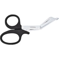 Safecross Scissors, Universal Paramedic, 15.9 cm - 6.26" (159 mm) Overall Length - Stainless Steel - 1 Each