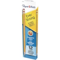 Paper Mate EverStrong Wood Pencil - #2, HB - Wood Barrel - 12 / Box