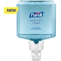 Recharge de savon HEALTHY SOAP PURELL® - Sans parfum Arôme - 1,27 quart (1200 mL) - Détacheur de saletés, Antibactérien - Mains - Hydratant - Sans colorant, Sans phtalate, Sans parabène, Sans triclosan - 2 / boîte