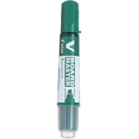 BeGreen V Board Master Dry Erase Whiteboard Marker - Chisel Marker Point - Refillable - Green Ink - 1 Each