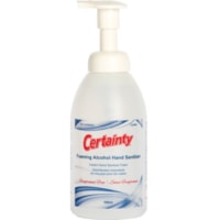 Mousse désinfectante pour les mains Certainty - Sans parfum Arôme - 18,60 oz liq (550 mL) - Flacon pompe Dsitributeur - Tue les germes, Antibactérien - Mains - Hydratant - Non-collant, Mousse riche - 1 chaque