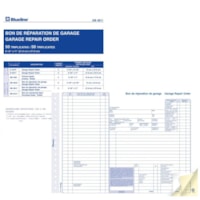 Blueline Garage Repair Orders in Snap Sets - Carbonless Copy - 11" (279.40 mm) x 8.50" (215.90 mm) Form Size - Letter - Paper - 50 / Pack