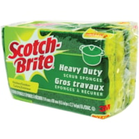 Scotch-Brite Scrub Sponge - Heavy Duty - 3 / Pack