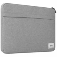 Solo Re:focus Carrying Case (Sleeve) for 13.3" Notebook - Gray - rPET Polyester, Polyethylene Terephthalate (PET) Body - 10" (254 mm) Height x 14.25" (361.95 mm) Width x 1" (25.40 mm) Depth