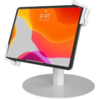 Support de tablette PC CTA Digital - Jusqu'à 14 po (355,60 mm) Support d'écran - hauteur de 8,70 po (220,98 mm) - Métal, Caoutchouc - Blanc