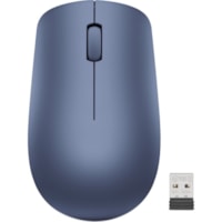 Souris 530 - Fréquence radio - USB Type A - Optique - 3 Bouton(s) - Bleu Lenovo - Optique - Sans fil - Fréquence radio - 2,40 GHz - Bleu - USB Type A - 1200 dpi - Roulettes avec frein - 3 Bouton(s) - Symétrique