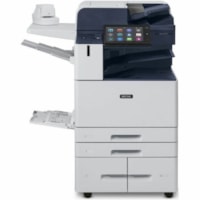 Xerox AltaLink C8155 Wired Laser Multifunction Printer - Color - Copier/Fax/Printer/Scanner - 55 ppm Mono/55 ppm Color Print - 1200 x 2400 dpi Print - Automatic Duplex Print - Up to 300000 Pages Monthly - Color Flatbed Scanner - 600 dpi Optical Scan - Color Fax - Gigabit Ethernet - USB - For Plain P