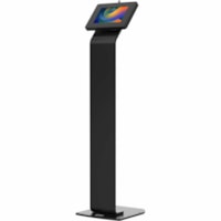 CTA Digital Premium Small Locking Floor Stand Kiosk (Black) - Up to 8" Screen Support - 50" (1270 mm) Height x 13.50" (342.90 mm) Width x 16" (406.40 mm) Depth - Floor - Steel - Black