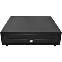 Star Micronics CD4-1616 Choice Cash Drawer, Black, 16Wx16D, 5Bill-8Coin - Printer-Driven, Cable Included, 2 Media Slots - Printer-Driven, Cable Included, 2 Media Slots