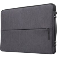 Lenovo Urban Carrying Case (Sleeve) for 13" Notebook, Power Bank, Mouse, Accessories - Charcoal Gray - Water Resistant, Drop Resistant, Scratch Resistant, Anti-slip - Polyester Fabric Body - 9.29" (236 mm) Height x 13.50" (343 mm) Width x 1.18" (30 mm) Depth