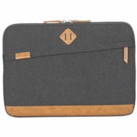 Targus Strata III TBS93004GL Carrying Case (Sleeve) for 14" (355.60 mm) Notebook - Gray, Brown - Scratch Resistant, Scuff Resistant - Leatherette Body - 10.24" (260.10 mm) Height x 0.79" (20.07 mm) Width