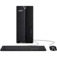 Ordinateur de bureau Aspire TC-390 TC-39-ER11 - AMD Ryzen 3 3200G - 8 Go - 512 Go SSD Acer - Windows 10 Famille 64-bit - AMD Radeon Vega 8 Graphics - Graveur DVD - IEEE 802.11ac - 250 W