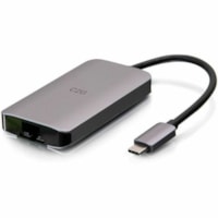 Station d'accueil Mini Dock USB Type C pour Notebook/Tablette PC - Capacité de chargement - Gris C2G - pour Notebook/Tablette PC - Capacité de chargement - USB Type C - 4K, Full HD - 3840 x 2160, 1920 x 1080 - 3 x Ports USB - 1 xUSB 3.0 - 1 x Ports USB Type-A - USB Type-A - 2 x Ports U