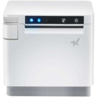 Star Micronics Star Micronic mCP31CB - Ethernet (LAN), USB-C Power Delivery for Android, Windows and Mac (not iOS), Bluetooth, CloudPRNT, Peripheral Hub - 3" Receipt Printer - 250 mm/sec - Monochrome - Auto Cutter - White Color - 3" Receipt Printer - 250 mm/sec - Monochrome - Auto Cutter - White Col