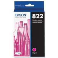 Epson T822 Original Standard Yield Inkjet Ink Cartridge - Magenta - 1 Each - Inkjet - Standard Yield