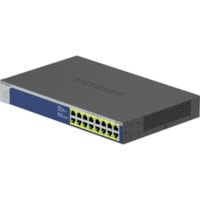 Commutateur Ethernet GS516PP 16 Ports Netgear - 16 Ports - 2 Couche supportée - 316,10 W Consommation d'énergie - 260 W Budget PoE - Paire torsadée - PoE Ports - Bureau, Montable en rack - À vie Garantie limitée