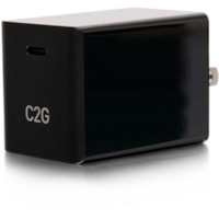 C2G USB C Power Adapter - 45W - USB C Wall Charger - 45 W - 20 V DC Output - 2.25 A - Black