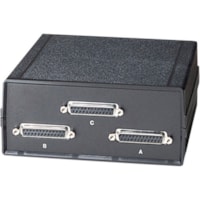 Black Box DB25 2-to-1 Manual Desktop Switch - FFF All Leads - DB25 2-to-1 Manual Desktop Switch - FFF All Leads