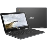 Chromebook Chromebook Flip C214 C214MA-YB02T 11,6 po (294,64 mm) Écran tactile - HD - (Intel Celeron N4020) - 4 Go - 32 Go Mémoire Flash - Gris foncé Asus - 1366 x 768 - ChromeOS - Intel UHD Graphics 600 - Technologie IPS - Appareil photo/Webcam - IEEE 802.11ac Norme du réseau s