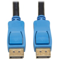 Câble audiovisuel 9 pi (2,74 m) DisplayPort Tripp Lite by Eaton - 9 pi (2,74 m) DisplayPort Câble audiovisuel pour Périphérique audio/vidéo, HDTV, PC, Moniteur, Ordinateur de jeu, Lecteur Blu-ray, Console de jeu, Ordinateur Portable, Tablette, Téléviseu