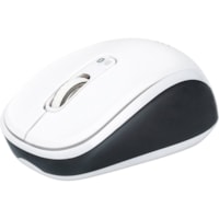 Manhattan Dual-Mode Mouse, Bluetooth 4.0 and 2.4 GHz Wireless, 800/1200/1600 dpi, Three Buttons With Scroll Wheel, Black & White, Three Year Warranty, Box - Optical - Wireless - Bluetooth/Radio Frequency - 2.40 GHz - Black, White - USB - 1600 dpi - Scroll Wheel - 3 Button(s) - Symmetrical