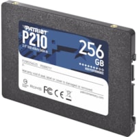 Disque SSD P210 256 Go - 2.5" Interne - SATA (SATA/600) - Noir Patriot Memory - 500 Mo/s Taux de transfer maximale en lecture - Conectable - 3 Année Garantie