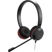 Casque Evolve 30 II Filaire Sur tête, Supra-auriculaire Stéréo - Noir Jabra - Stéréo - USB Type C, Mini-phone (3.5mm) - Filaire - 32 Ohm - 150 Hz à 7 kHz - Sur tête, Supra-auriculaire - Binaural - Supra-aural - 3.9 pi Câble - Electret, Condensateur Microphone -