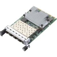 Lenovo ThinkSystem Broadcom 57454 10/25GbE SFP28 4-port PCIe Ethernet Adapter V2 - PCI Express 3.0 x16 - 25 Gbit/s Data Transfer Rate - 4 Port(s) - Optical Fiber - Full height Bracket Height - 10GBase-X, 25GBase-X - SFP28 - Plug-in Card