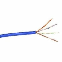 Belkin CAT5e Solid Bulk Cable Plenum - 500 ft (152.40 m) Category 5e Network Cable for Network Device - First End: Bare Wire - Second End: Bare Wire - Plenum, LSZH - 24 AWG - Blue