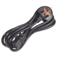 APC by Schneider Electric 8ft Standard Power Cord - 230 V AC - Black - 8 ft Cord Length - 1